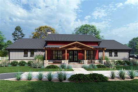 ranch metal barn houses|post frame ranch homes.